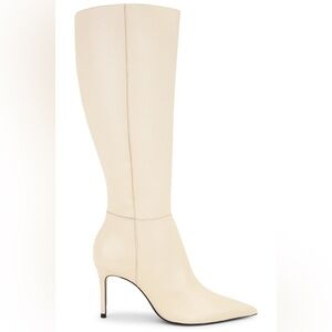 SCHUTZ Mikki Up Boot in Eggshell | LIKE NEW WITH DEFECTS